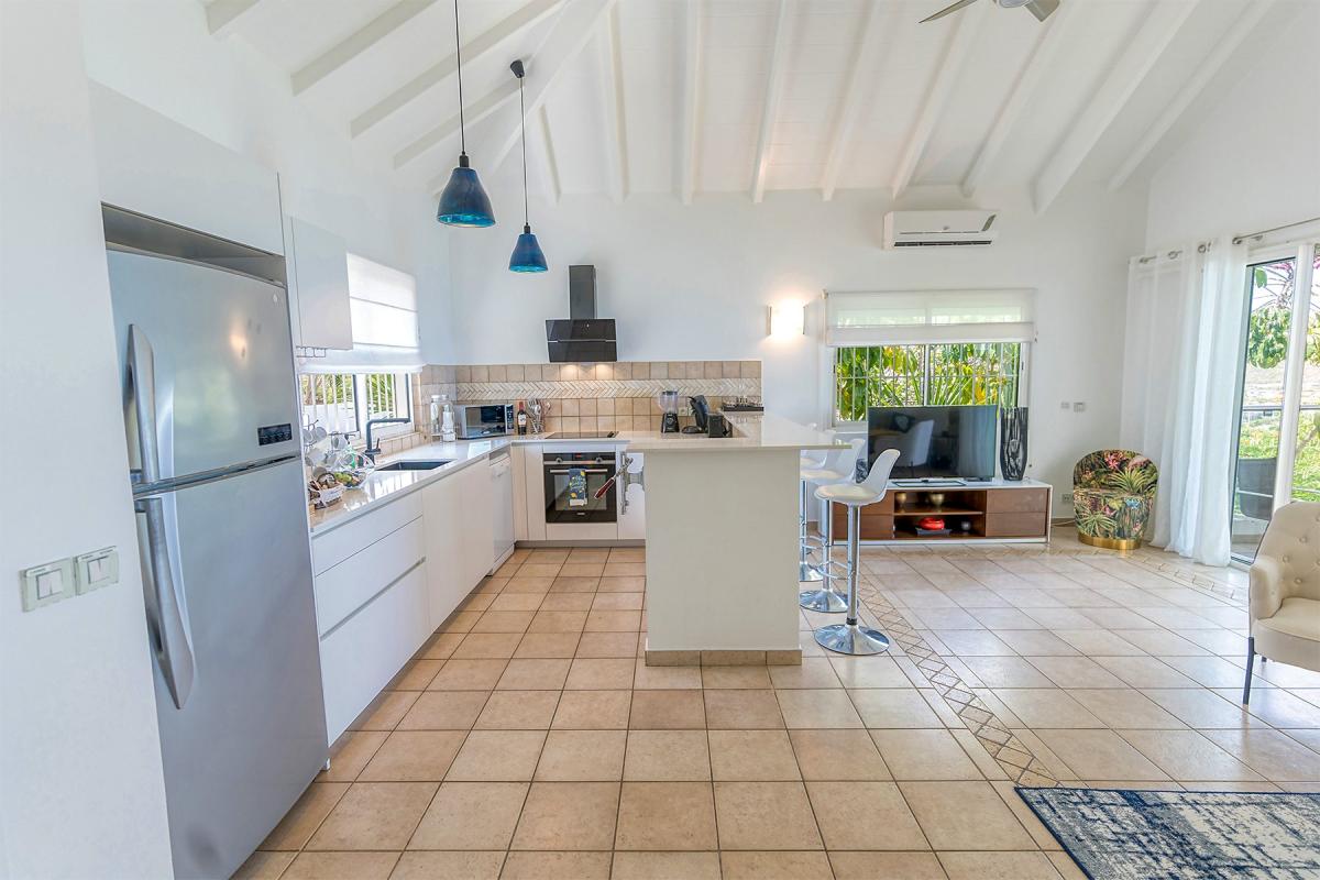 Villa Rental St Martin - Large kitchen